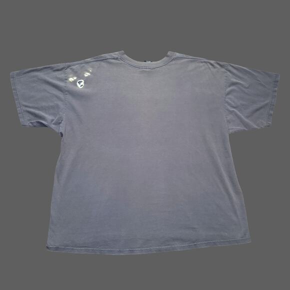 Harley Davidson Knucklehead Faded Gray Distressed Tee USA XXL Vintage GUC - Picture 7 of 9